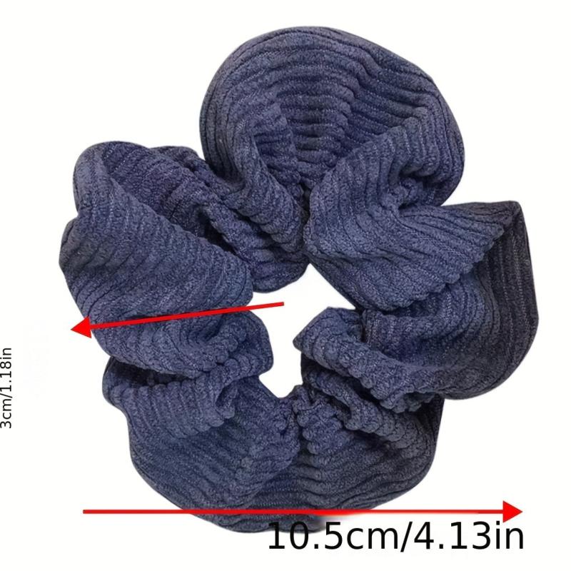 Corduroy Large Scrunchie Hair Tie Hair Accessories