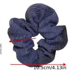 Corduroy Large Scrunchie Hair Tie Hair Accessories