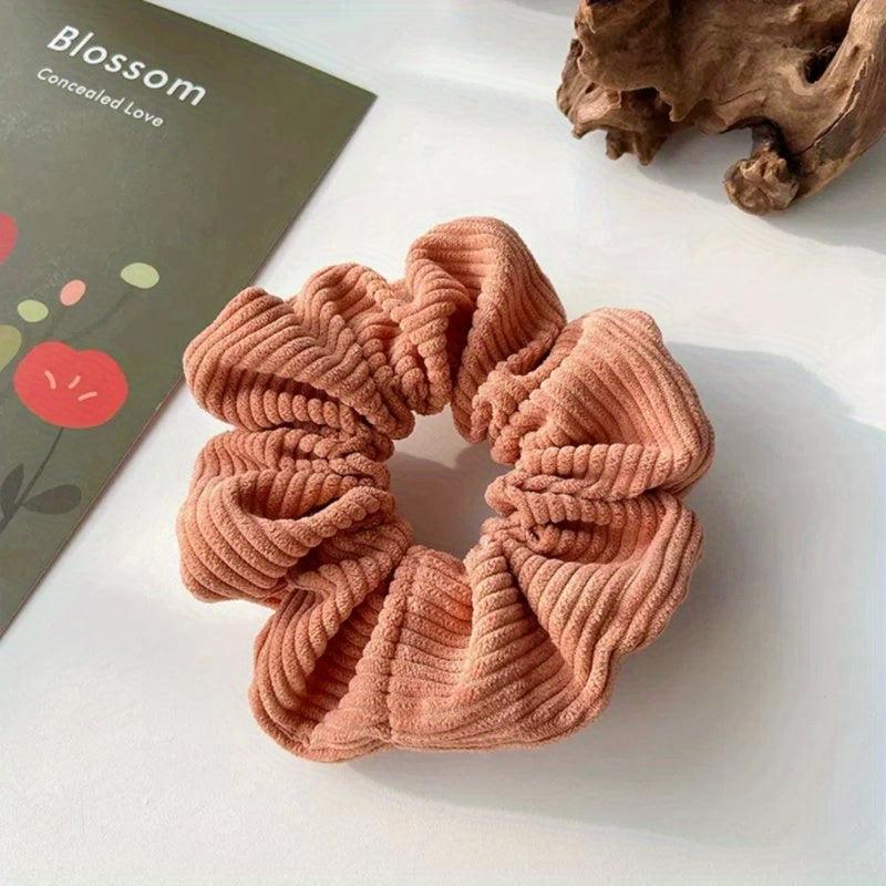 Corduroy Large Scrunchie Hair Tie Hair Accessories