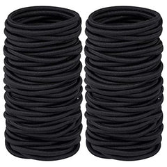 120pcs Elastic Hair Ties for Thick Curly Hair
