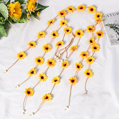 Hippie Flower Headband 70s Bohemian Style Hair Accessories