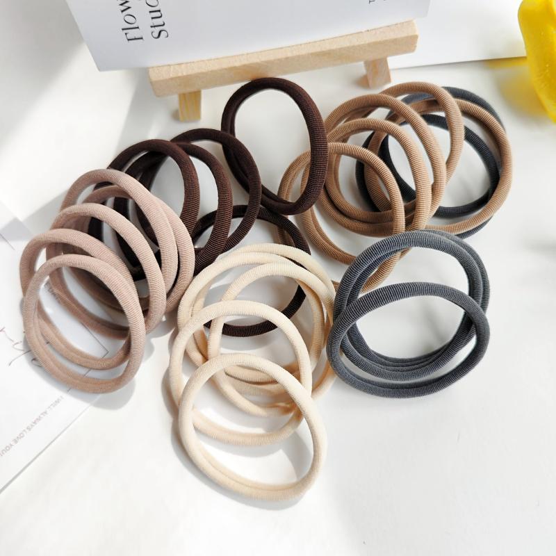 25pcs Large Hair Ties For Girls No Hair Damage Soft Holder Hair Accessories