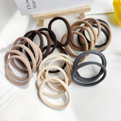 25pcs Large Hair Ties For Girls No Hair Damage Soft Holder Hair Accessories