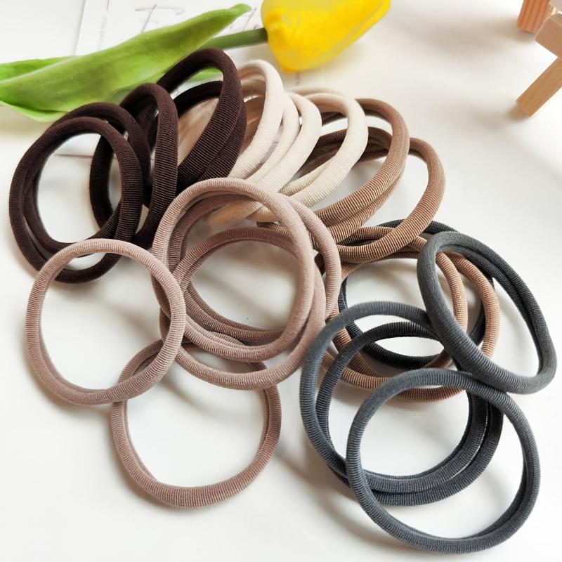 25pcs Large Hair Ties For Girls No Hair Damage Soft Holder Hair Accessories