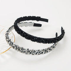 Crystal Beads Headbands Bling Rhinestone Hairband Hair Hoop Band
