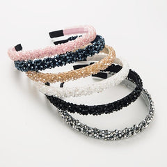 Crystal Beads Headbands Bling Rhinestone Hairband Hair Hoop Band