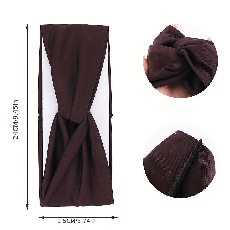 Women Headband Twist Stretch Turban Yoga Head Band Hair Accessories