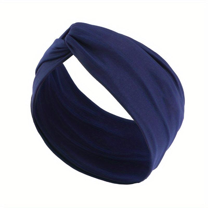 Women Headband Twist Stretch Turban Yoga Head Band Hair Accessories