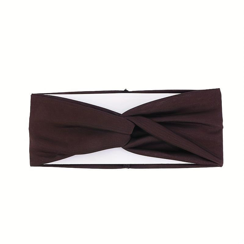 Women Headband Twist Stretch Turban Yoga Head Band Hair Accessories