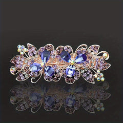 Rhinestone Back Head Clip Hair Accessory
