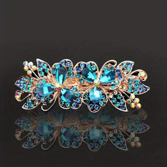 Rhinestone Back Head Clip Hair Accessory