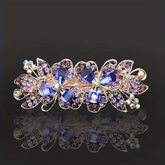 Rhinestone Back Head Clip Hair Accessory