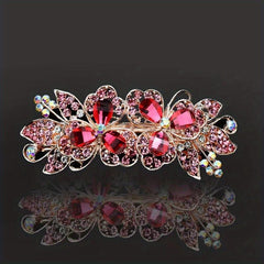 Rhinestone Back Head Clip Hair Accessory