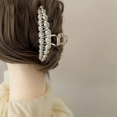 Large Pearl Hair Claw Clip Accessory