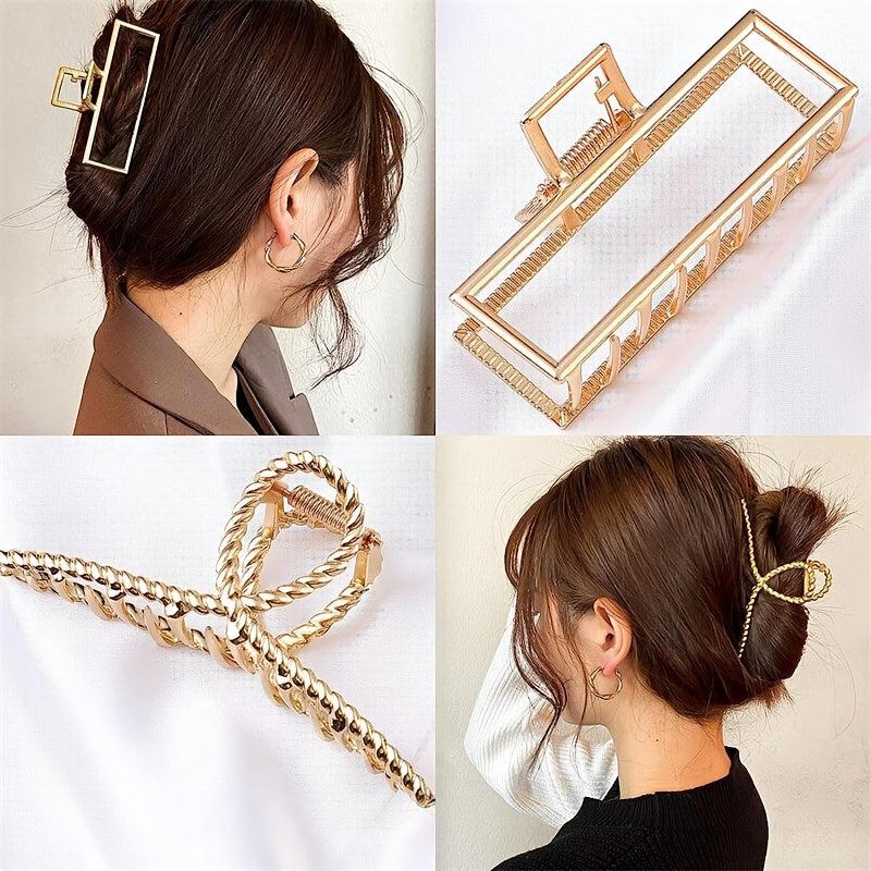 Large Hair Claw Clips For Thick Hair Non Slip Hair Jaw Clamp