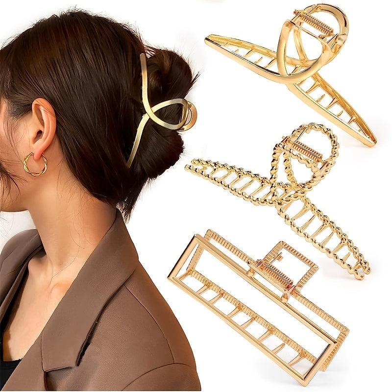 Large Hair Claw Clips For Thick Hair Non Slip Hair Jaw Clamp