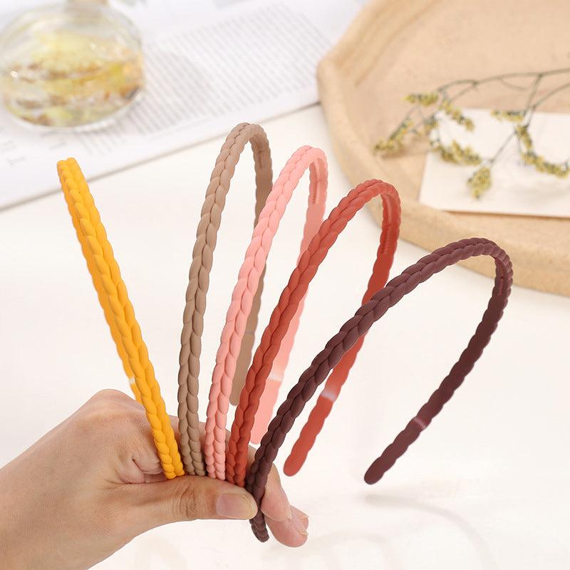 10pcs Thin Plastic Headbands for Girls and Women