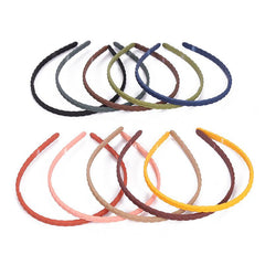 10pcs Thin Plastic Headbands for Girls and Women