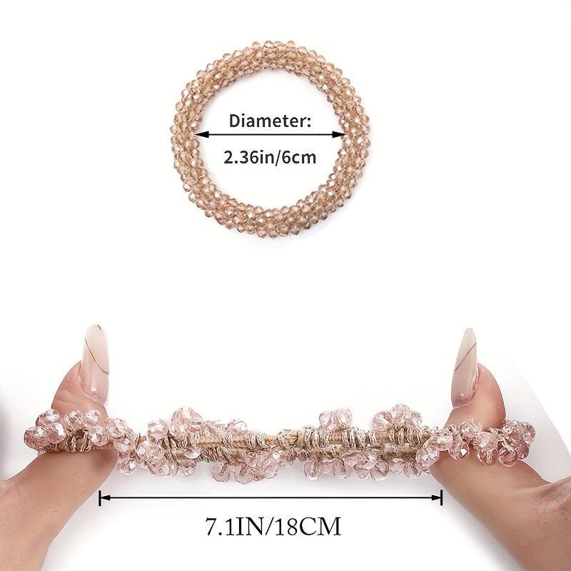 Crystal Hair Rope Ponytail Holder Hair Accessories