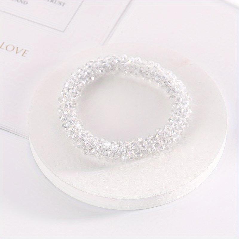 Crystal Hair Rope Ponytail Holder Hair Accessories