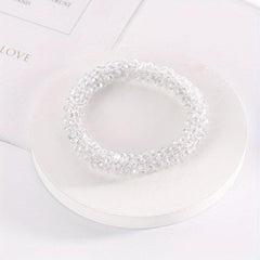 Crystal Hair Rope Ponytail Holder Hair Accessories