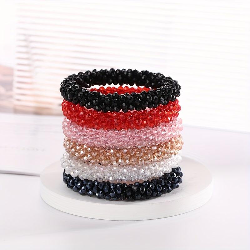 Crystal Hair Rope Ponytail Holder Hair Accessories