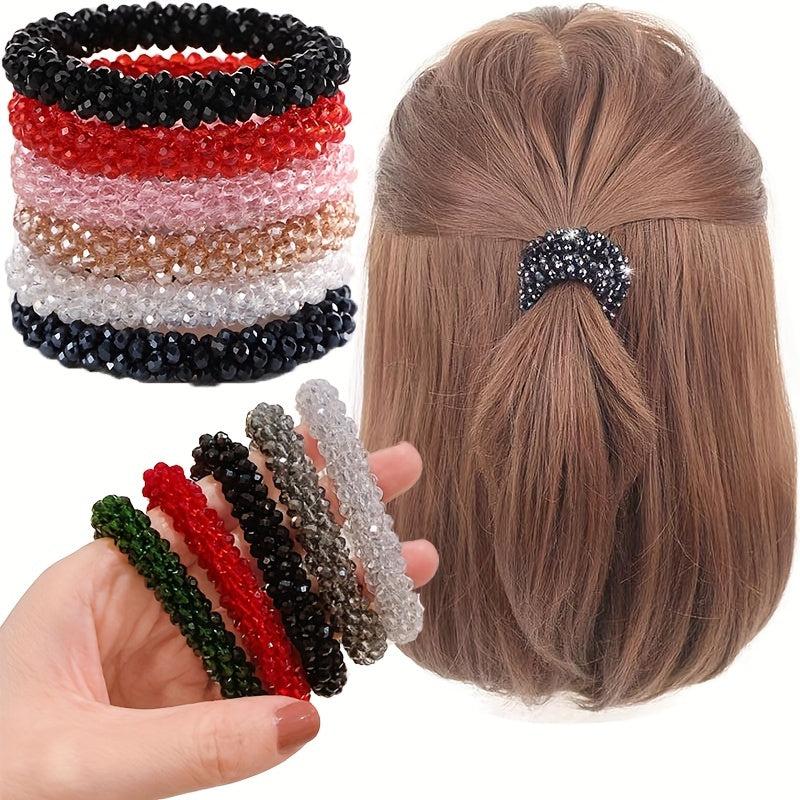 Crystal Hair Rope Ponytail Holder Hair Accessories