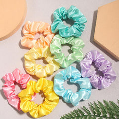 Colorful Scrunchies Hair Tie Elastics Soft Hair Bands