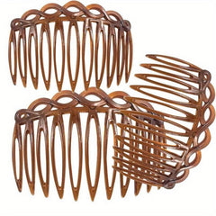 Vintage Hair Side Clips Plastic Hair Comb For Women Hairpin