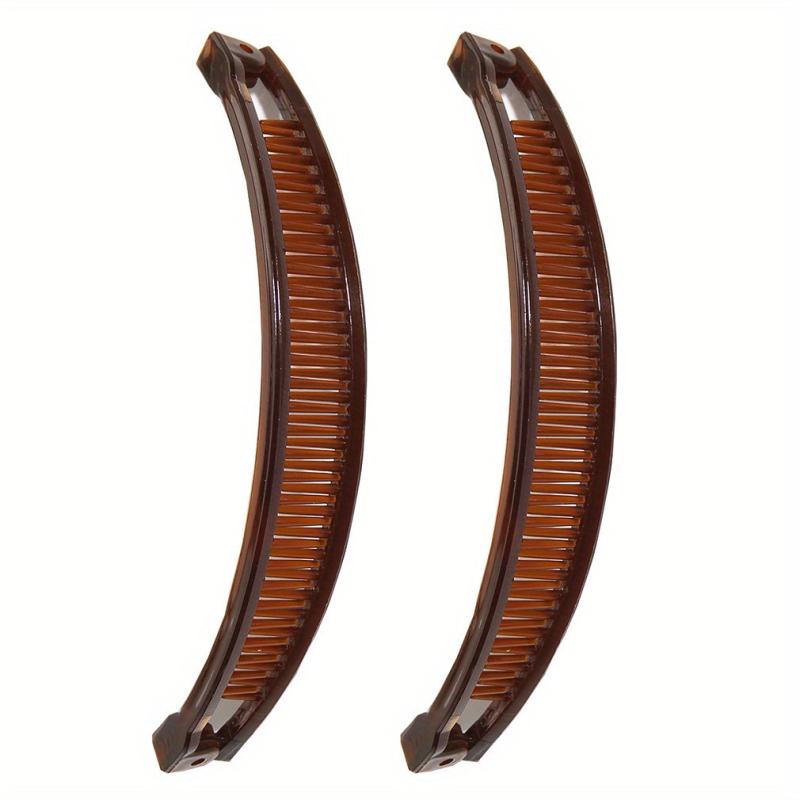 2pcs Wave Hair Clip Combs Solid Hair Accessories