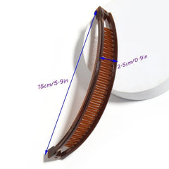 2pcs Wave Hair Clip Combs Solid Hair Accessories