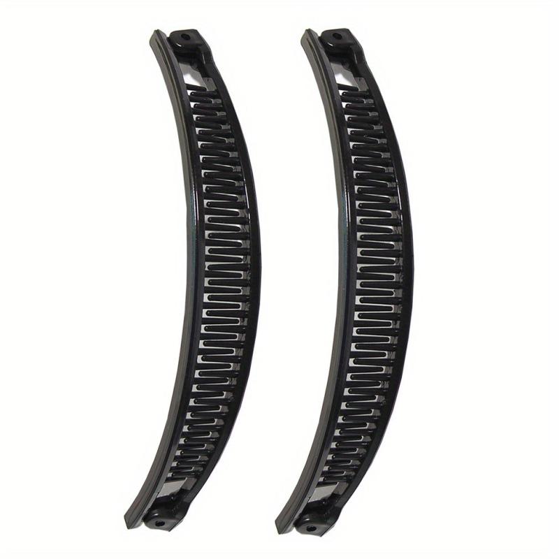 2pcs Wave Hair Clip Combs Solid Hair Accessories