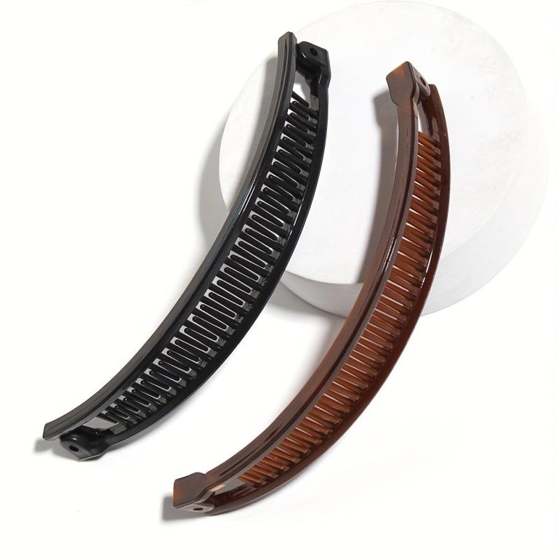 2pcs Wave Hair Clip Combs Solid Hair Accessories