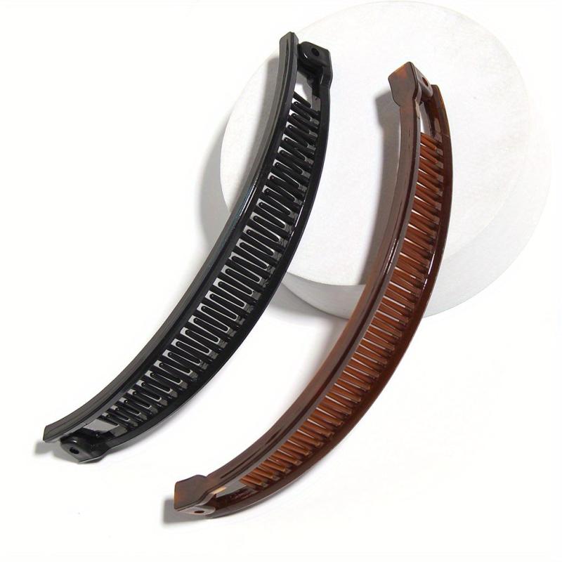 2pcs Wave Hair Clip Combs Solid Hair Accessories