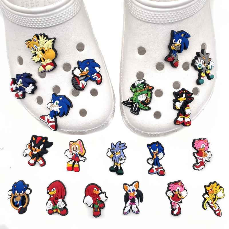 20pcs Anime Shoe Charms for Clog Sandals Birthday Party Favor