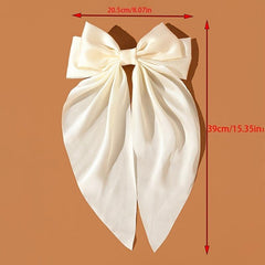 Solid Large Hair Bows For Women Ribbon Big Bows Bachelorette Party Gift