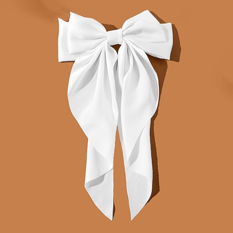 Solid Large Hair Bows For Women Ribbon Big Bows Bachelorette Party Gift