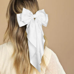 Solid Large Hair Bows For Women Ribbon Big Bows Bachelorette Party Gift