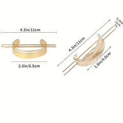Metal Feather Hairpin Classic Hairpin Female Headwear Hair Accessories