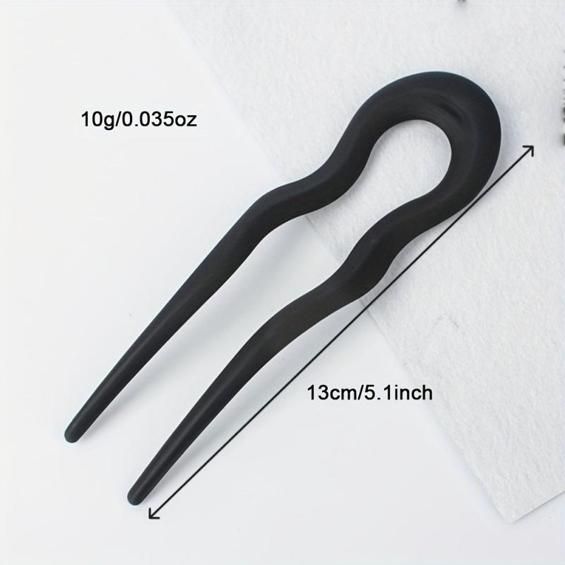 Matte Hair Pin Bun Holder Minimalist Non Slip Styling Accessory