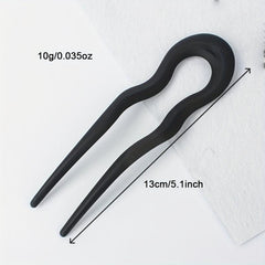 Matte Hair Pin Bun Holder Minimalist Non Slip Styling Accessory