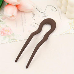 Matte Hair Pin Bun Holder Minimalist Non Slip Styling Accessory