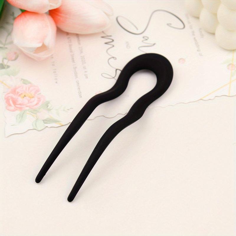 Matte Hair Pin Bun Holder Minimalist Non Slip Styling Accessory