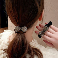 Rhinestone Hair Tie Elastic Bands Girl Hair Accessories Headwear