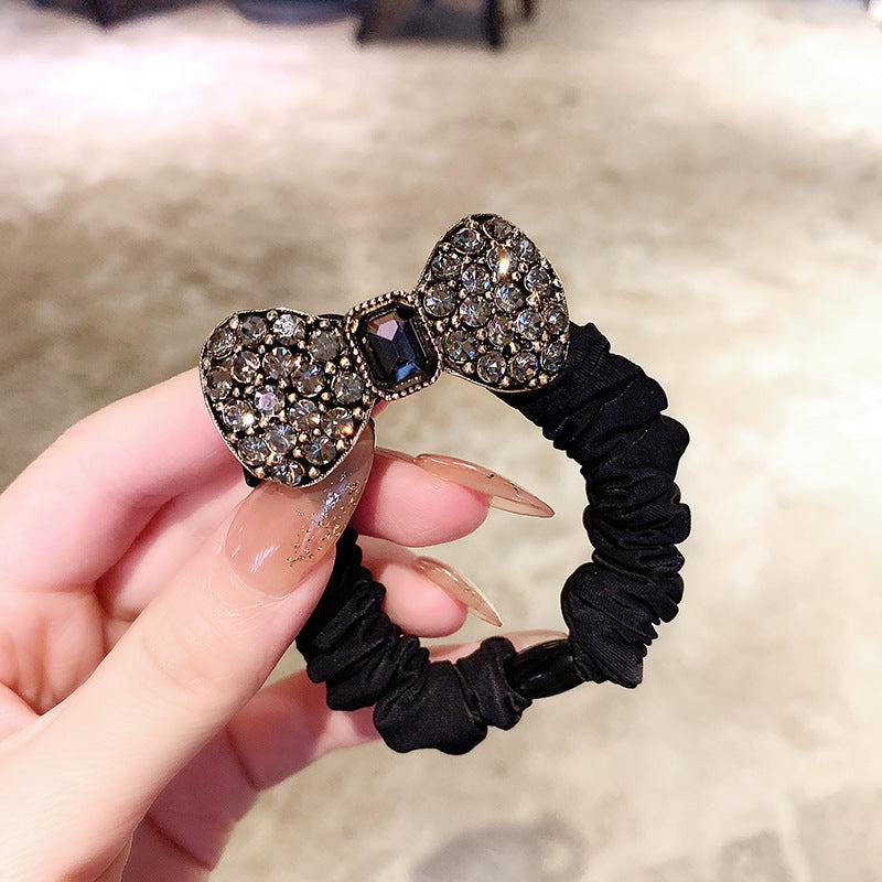 Rhinestone Hair Tie Elastic Bands Girl Hair Accessories Headwear