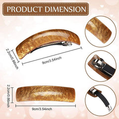 6pcs Water Pattern Hair Clip Barrette Hairpin Ponytail Holder Headwear