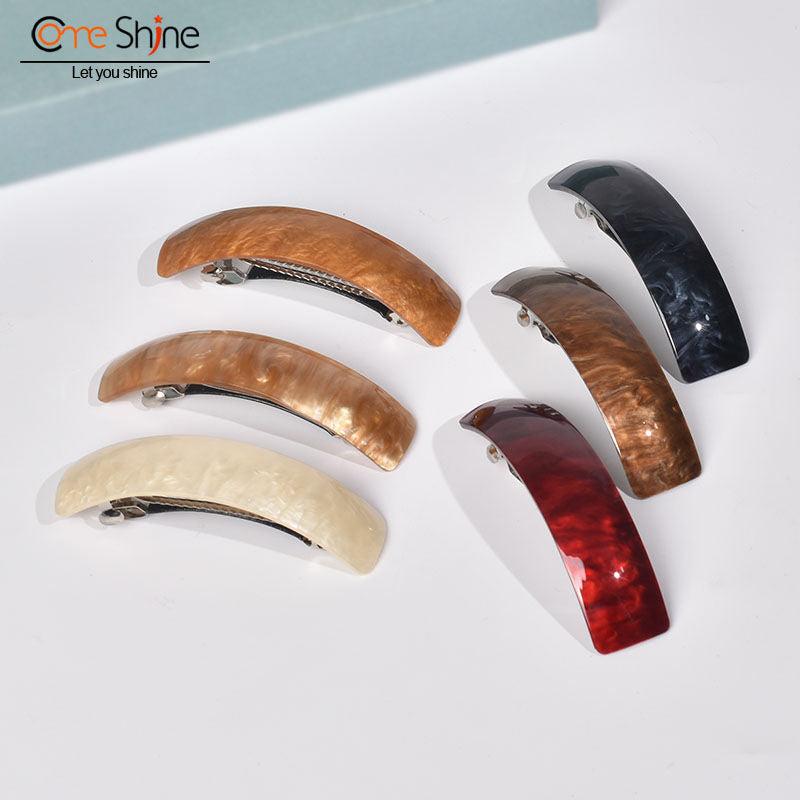 6pcs Water Pattern Hair Clip Barrette Hairpin Ponytail Holder Headwear