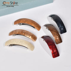 6pcs Water Pattern Hair Clip Barrette Hairpin Ponytail Holder Headwear