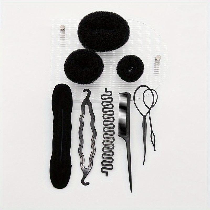 Hair Styling Accessories Kit Set Bun Maker Braid Tool DIY Hair Styles