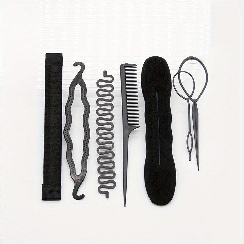 Hair Styling Accessories Kit Set Bun Maker Braid Tool DIY Hair Styles
